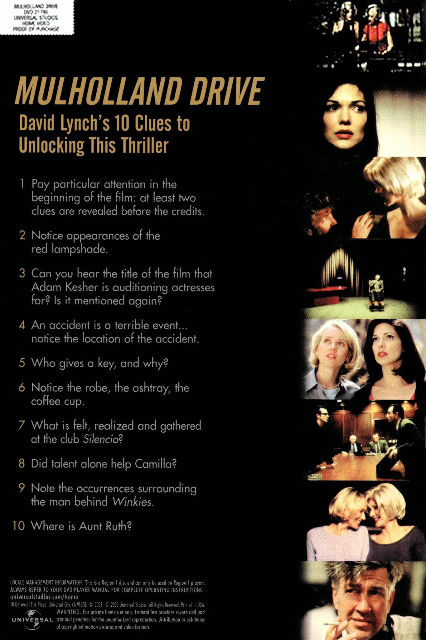 Mulholland Drive Clues